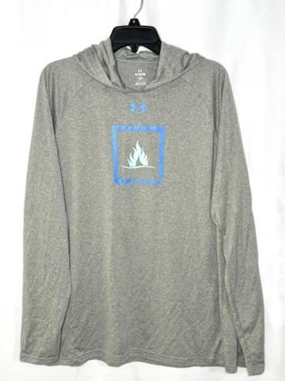 Under Armour Burning Ridge Hoodie Mens XL Gray Long Sleeve Performance Shirt